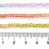 Transparent Painted Glass Beads Strands X1-DGLA-A034-T2mm-A12-3