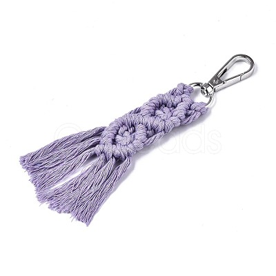 Polycotton(Polyester Cotton) Tassel Big Pendants Decorations FIND-R089-07-1