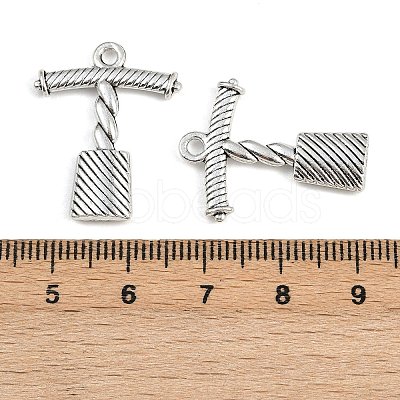 Tibetan Style Alloy Pendants TIBE-B003-16AS-1