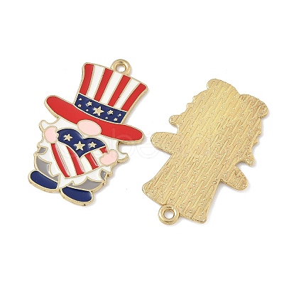 Easter Alloy Enamel Pendants ENAM-I082-02G-07-1