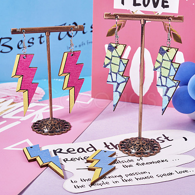 DIY Lightning Bolt Earring Making Kit DIY-TA0006-29-1