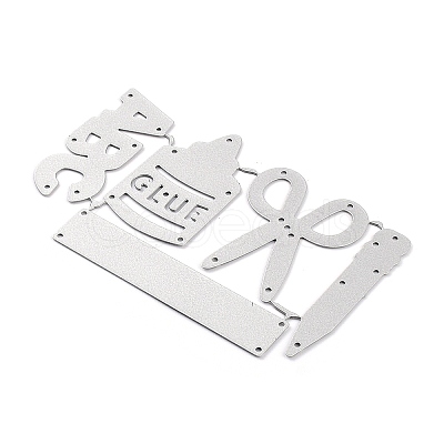 Study Supplies Carbon Steel Cutting Dies Stencils LS-DIY-P076-50-1