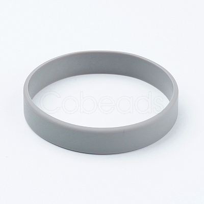(Jewelry Parties Factory Sale)Silicone Wristbands Bracelets X-BJEW-J176-10-1