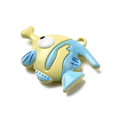 Baking Paint Zinc Alloy Pendants FIND-I070-03-1