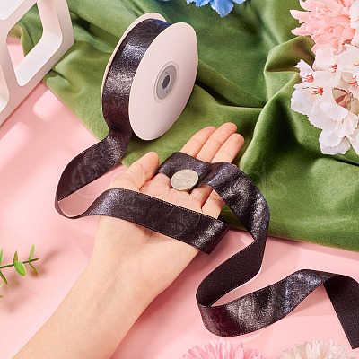 1 Roll Imitation Leather Polyester Ribbon LC-TA0001-02F-1