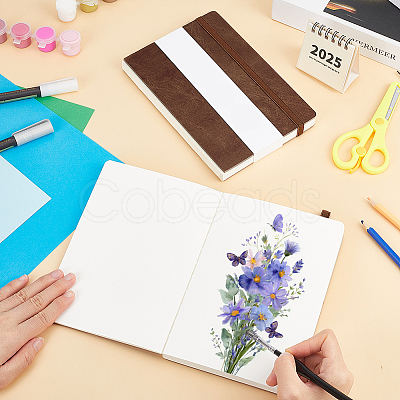 Rectangle Watercolor Sketchbook AJEW-WH0455-310B-A-1