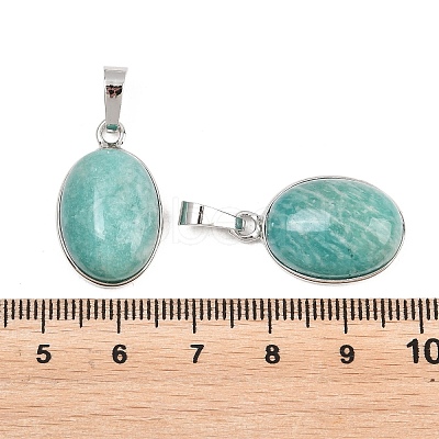 Natural Amazonite Pendants G-A315-06P-1