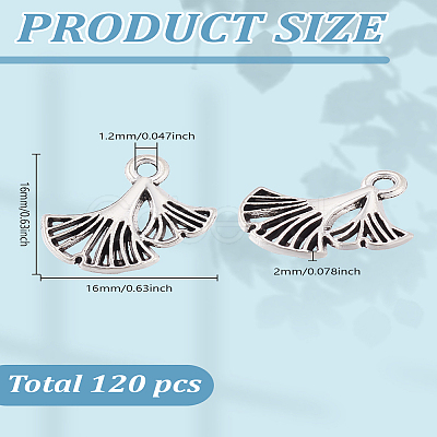 120Pcs Tibetan Style Alloy Pendants TIBEP-LP0001-12-1