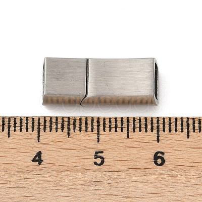 304 Stainless Steel Snap Lock Clasps STAS-U055-02A-P-1