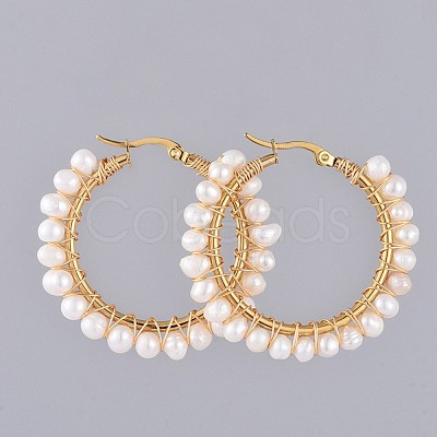 304 Stainless Steel Hoop Earrings X-EJEW-JE03836-1