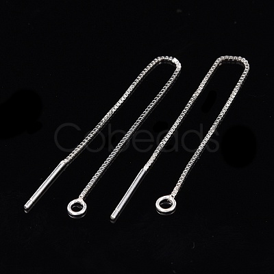 925 Sterling Silver Ear Stud Findings STER-I014-01S-A-1