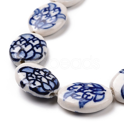 Handmade Porcelain Beads Strands PORC-M537-03-1