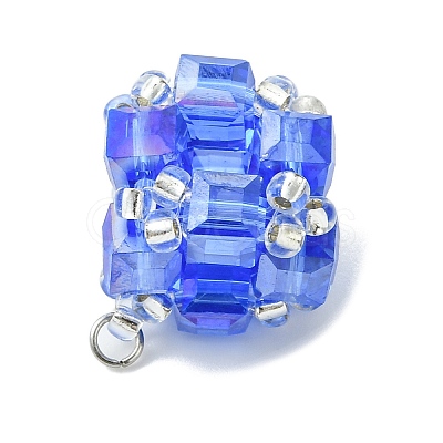 Glass Pendants PALLOY-MZ01350-03-1