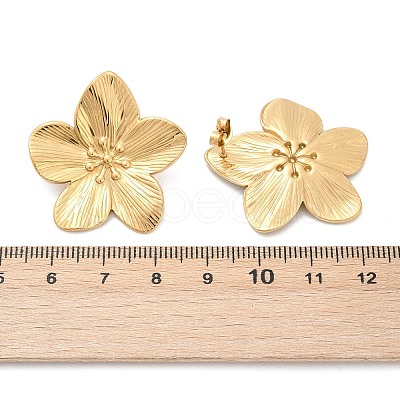 Non-Tarnish 304 Stainless Steel Stud Earrings STAS-L024-004G-02-1