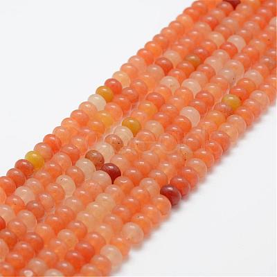 Mixed Natural Gemstone Beads Strands G-G665-M-6x4mm-1