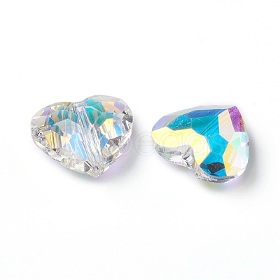 Electroplate Glass Beads X-RGLA-L024-L02-001AB-1