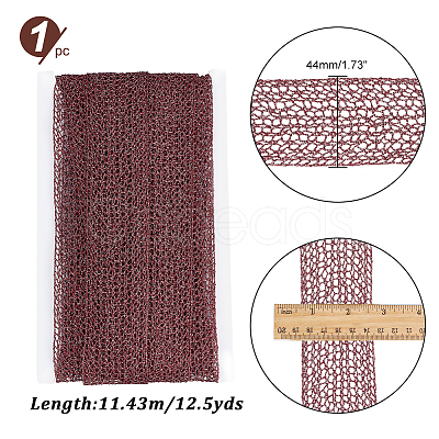 12.5 Yards Sparkle Polyester Mesh Ribbon OCOR-HY0001-06-1