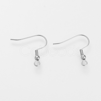 Tarnish Resistant 304 Stainless Steel Earring Hooks STAS-S066-11-1