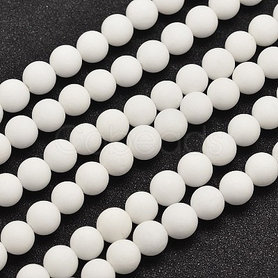 Natural Malaysia Jade Beads Strands X-G-A152-G-8mm-1