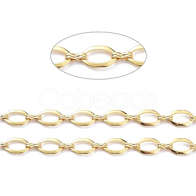Brass Figaro Chain CHC-D028-16G-1
