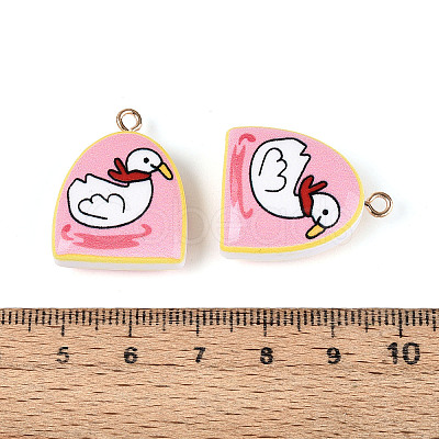Printed Acrylic Pendants OACR-T030-43B-1