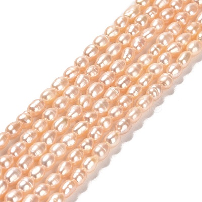 Natural Cultured Freshwater Pearl Beads Strands PEAR-E016-127-1
