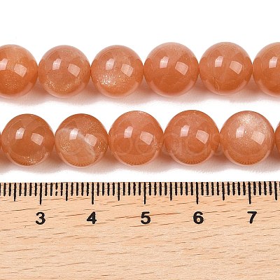 Natural Sunstone Beads Strands G-G342-A04-10.5mm-1