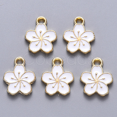 Alloy Enamel Charms ENAM-S121-121C-1
