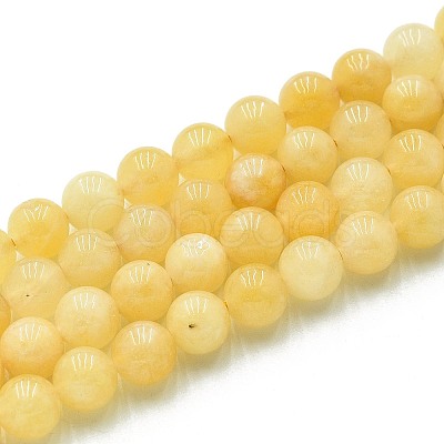 Natural Quartz Beads Strands G-N355-8mm-06-1