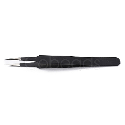 Spray Painted 201 Stainless Steel Beading Tweezers TOOL-G021-07-1