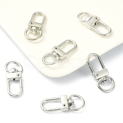 10Pcs Alloy Swivel Clasps PURS-CJ0001-01-1