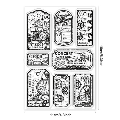 Custom PVC Plastic Clear Stamps DIY-WH0448-0085-1