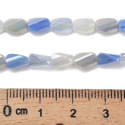 Electroplate Glass Beads Strands EGLA-P065-01A-05-1