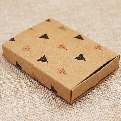 Kraft Paper Boxes and Earring Jewelry Display Cards CON-L015-B02-1