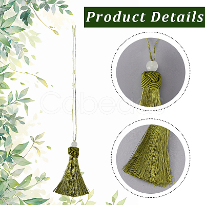 Polyester Tassel Pendants FIND-WH20031-12B-1