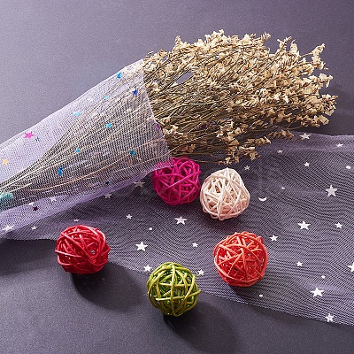 Star Sequin Deco Mesh Ribbons OCOR-P010-F10-1