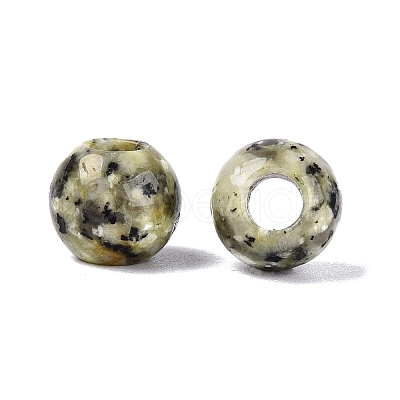 Natural African Turquoise(Jasper) European Beads G-Q607-02Q-1