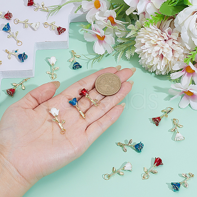 30Pcs 3 Style Alloy Pendants PALLOY-ME00030-1