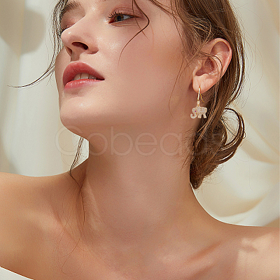 8Pcs 2 Colors Ion Plating(IP) Brass Micro Pave Cubic Zirconia Pendants KK-DC0002-91-1