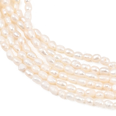 Natural Cultured Freshwater Pearl Beads Strands PEAR-D003-01D-02-1