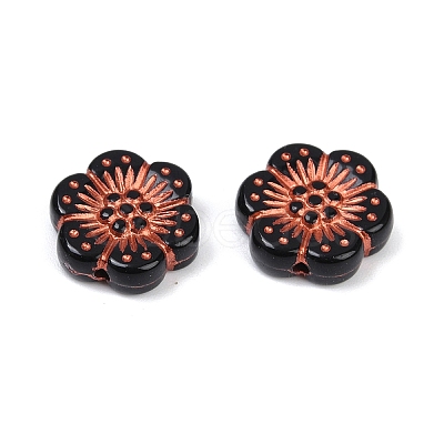 Opaque Acrylic Beads OACR-P029-10A-01-1