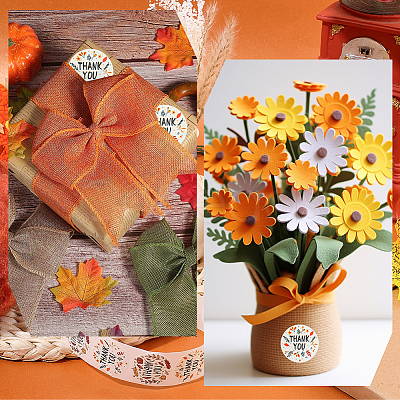 1 Roll Autumn Stickers Roll DIY-SP0005-86-1