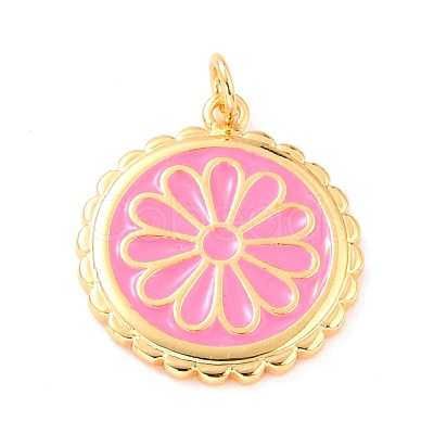 Real 18K Gold Plated Brass Pendants KK-L206-013G-05-1