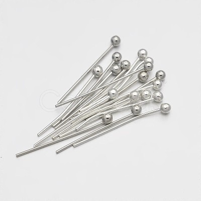 Brass Ball Head Pins KK-E647-19P-30mm-1