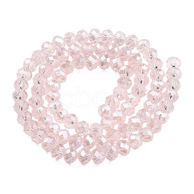 Electroplate Glass Beads Strands EGLA-A034-T3mm-A03-1