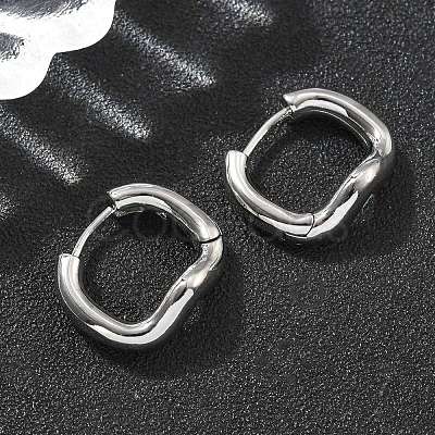 Brass Hoop Earrings EJEW-D320-12P-1