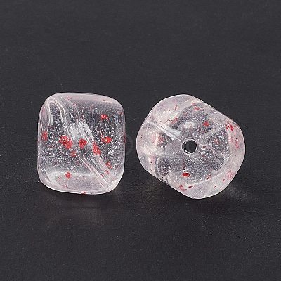 Transparent Acrylic Beads OACR-H019-17-1