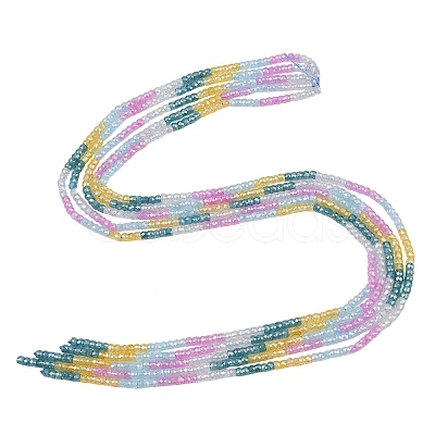 Cubic Zirconia Beads Strands ZIRC-P125-2x3mm-35-1