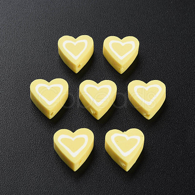 Handmade Polymer Clay Beads X-CLAY-T019-10-1