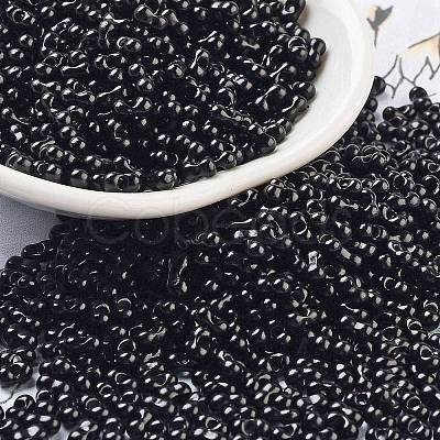 Baking Paint Glass Seed Beads SEED-A033-04A-1